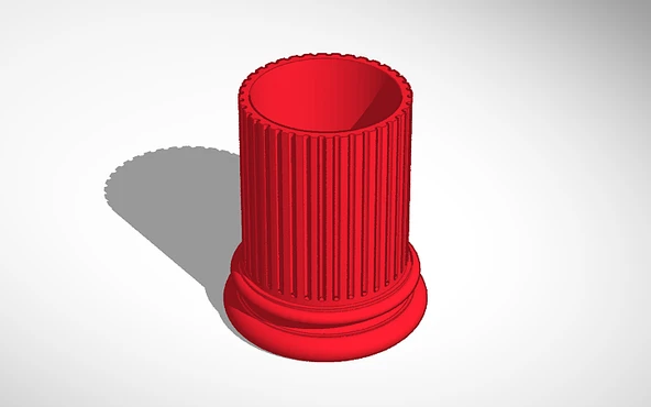 Byr Sütun Tabanı Tencere (Sadece Plastik Aparattır!!!) 3D - 3