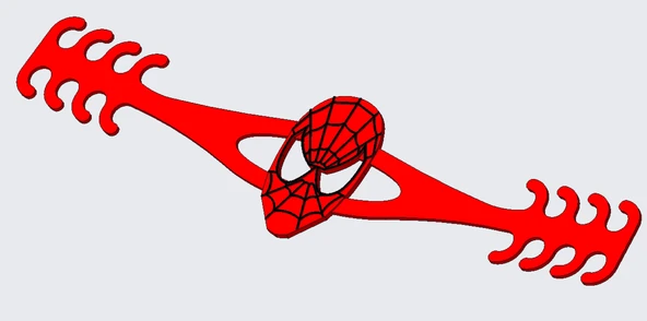 Byr SpiderMan Kulak Koruyucu COVİD Cerrahi Maske Askısı (Plastik Aparattır!!!) 3D ürün görseli