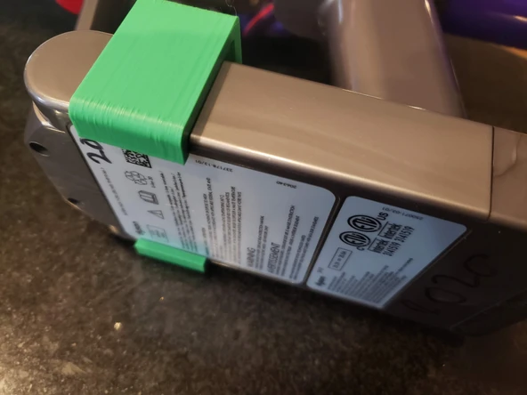 Byr Dyson V10 pil kelepçesi (Sadece Plastik Aparattır!!!) 3D - Resim 3