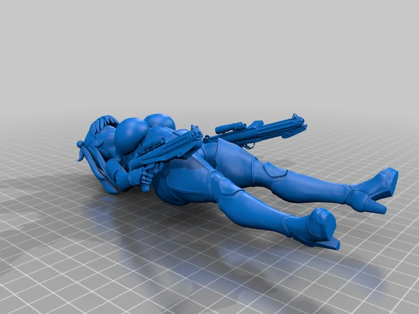 Reçine baskı için Anime Style Trooper (Plastik Aparattır!!!)