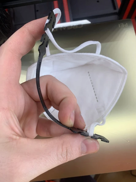 Byr Maske Gerdirici / Kulak Koruyucu (Plastik Aparattır!!!) 3D - Resim 5