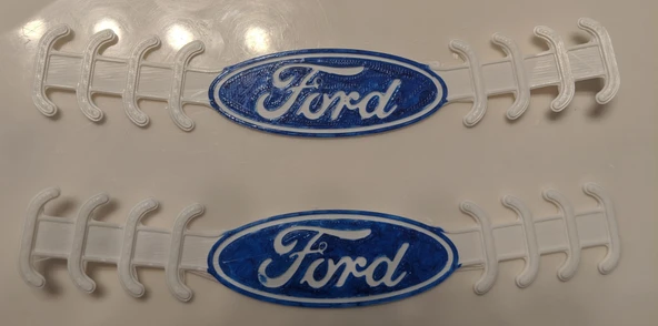 Byr Ford Mavi Oval Kulak Koruyucu COVİD Cerrahi Maske Askısı (Plastik Aparattır!!!) 3D - Resim 4