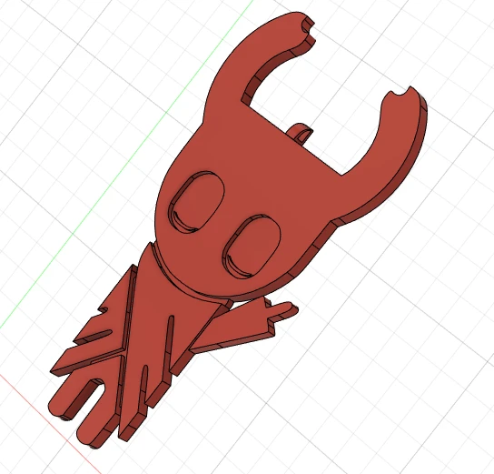 Byr İçi Boş Şövalye Kolye / Süsleme (Plastik Aparattır!!!) 3D - Resim 2