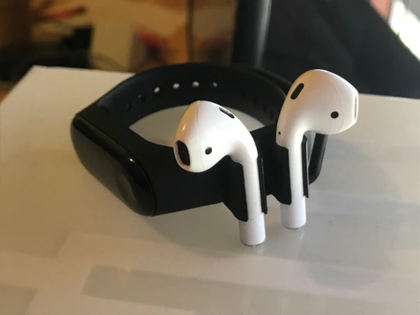 MI Band 3/4 için AirPods Tutucu (Plastik Aparattır!!!) - 2