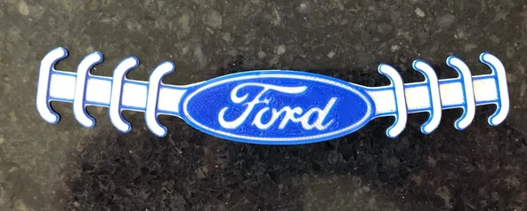 Byr Ford Mavi Oval Kulak Koruyucu COVİD Cerrahi Maske Askısı (Plastik Aparattır!!!) 3D ürün görseli