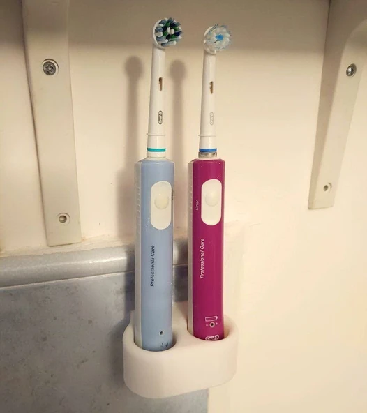 Byr Oral-B Profesyonel Bakım 600 Diş Fırçası Tutucu (Sadece Plastik Aparattır!!!) 3D