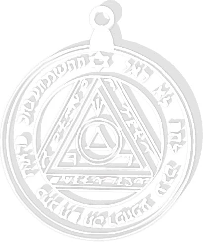 Byr Solomon Seal Luck Kral Kolye Zanaat Büyüsü (Plastik Aparattır!!!) 3D ürün görseli