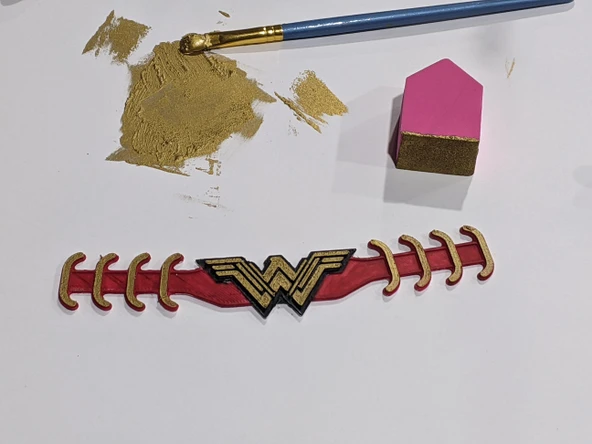 Byr Wonder Woman Kulak Koruyucu COVİD Cerrahi Maske Askısı (Plastik Aparattır!!!) 3D - Resim 5