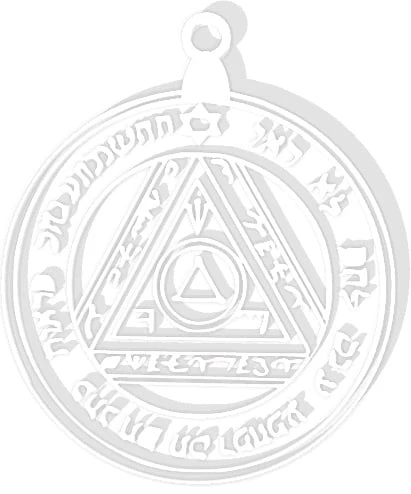 Byr Solomon Seal Luck Kral Kolye Zanaat Büyüsü (Plastik Aparattır!!!) 3D - Resim 2