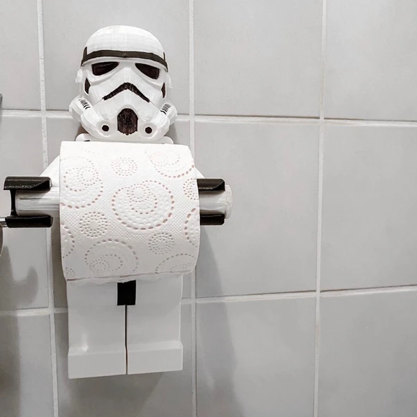 Stormtrooper Lego Tuvalet Kağıdı Tutucusu (Plastik Aparattır!!!) - 3
