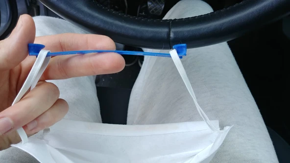 Byr Cerrahi Maske Kayışı (Tek Boyut) (Plastik Aparattır!!!) 3D - Resim 3