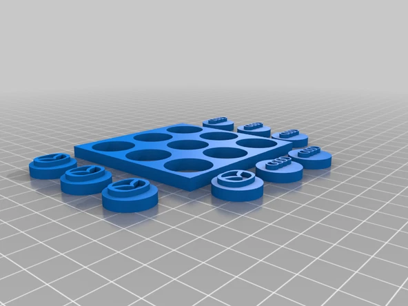 Byr Arabalar tik tak toe (Sadece Plastik Aparattır!!!) 3D - Resim 2