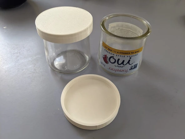 Byr Yoğurt Kavanoz Kapağı (Sadece Plastik Aparattır!!!) 3D