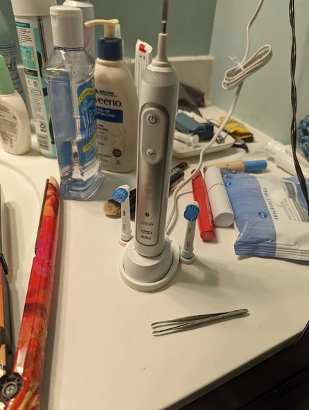 2 kişilik Oral-B tutucu (Plastik Aparattır!!!) - 3