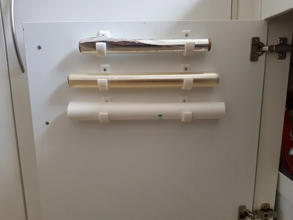 Byr Yapışan film ve folyo için dolap kapı askıları (Sadece Plastik Aparattır!!!) 3D - 2