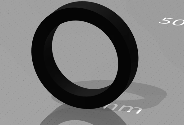 Byr Basit Yüzük (Plastik Aparattır!!!) 3D ürün görseli