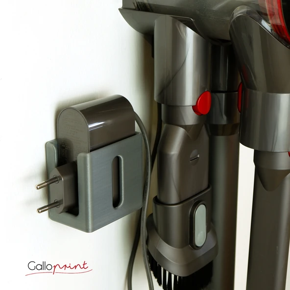 Byr Dyson Güç Fişi Tutucu (Sadece Plastik Aparattır!!!) 3D - Resim 2