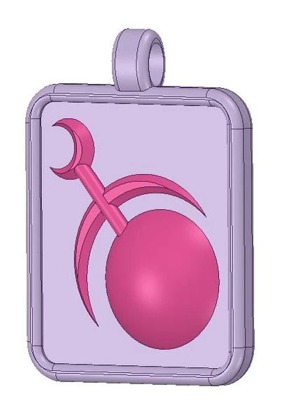 Byr Resmi Olmayan - Slaanesh merkezli kolye (Plastik Aparattır!!!) 3D - Resim 2