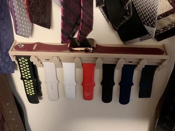 Apple Watch Kordon Düzenleyici ve Raf (Plastik Aparattır!!!)