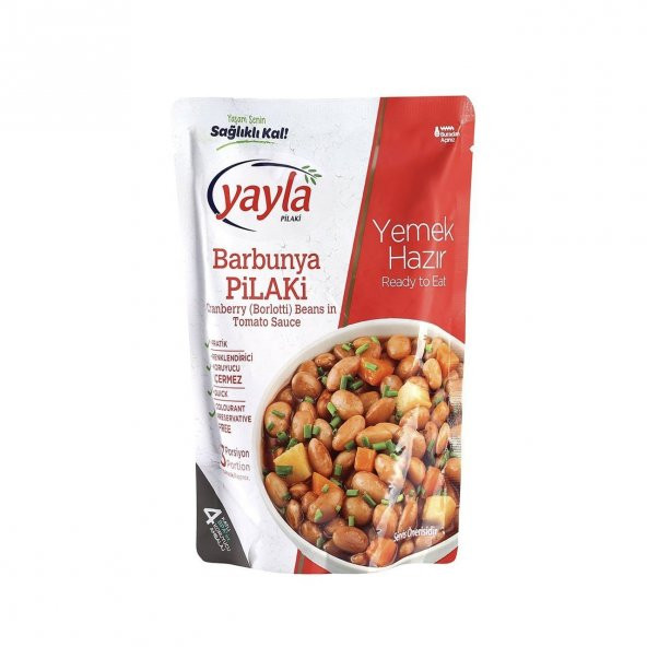 Yayla Yemek Hazır Barbunya Pilaki 400 Gr