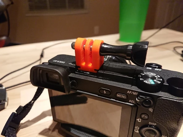 Byr GoPro Soğuk Ayakkabı Montajı (Sadece Plastik Aparattır!!!) 3D ürün görseli 1