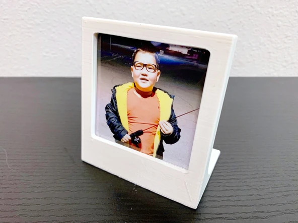 Byr Fujifilm instax kare fotoğraf çerçevesi (Sadece Plastik Aparattır!!!) 3D - 4