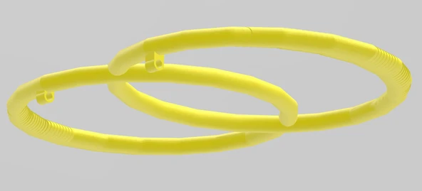 Byr Star Trek Picard Fraktal Nöronik Klonlama Kolye (Plastik Aparattır!!!) 3D - Resim 5