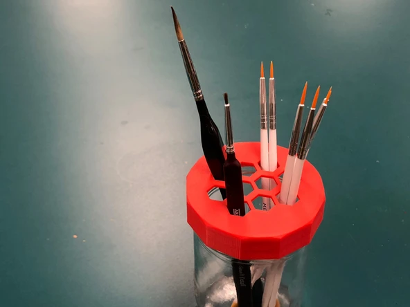 Byr Fırçalar için cam kavanoz kapağı (Sadece Plastik Aparattır!!!) 3D - 4