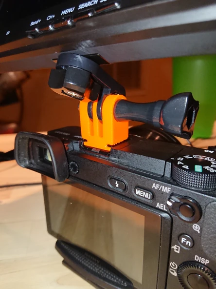 Byr GoPro Soğuk Ayakkabı Montajı (Sadece Plastik Aparattır!!!) 3D - Resim 3