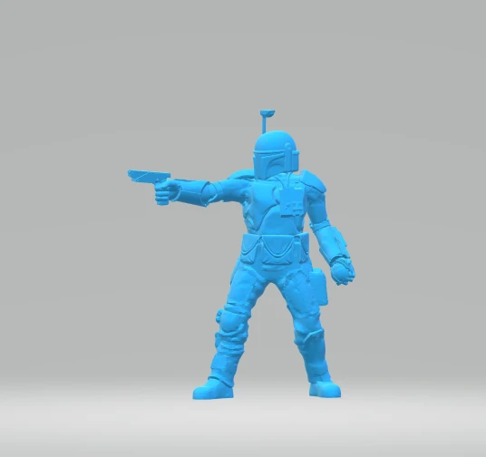 Byr Mandalor Karakteri (Silahşör Pilotu) (Plastik Aparattır!!!) 3D - 3