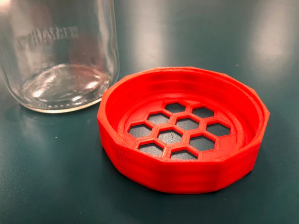 Byr Fırçalar için cam kavanoz kapağı (Sadece Plastik Aparattır!!!) 3D - 3