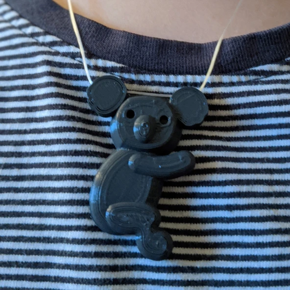 Byr Koala Kolye (Plastik Aparattır!!!) 3D - Resim 3