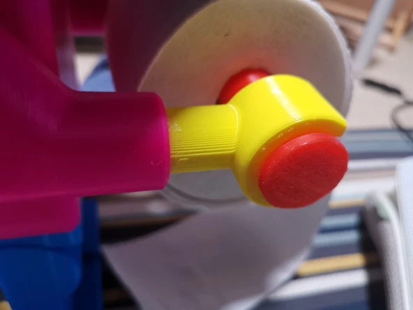 Lego TP tutucu: 19 mm şaftlı mega rulo el (Plastik Aparattır!!!) - 3