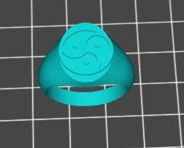 Byr BDSM Mühür Yüzük (Plastik Aparattır!!!) 3D ürün görseli