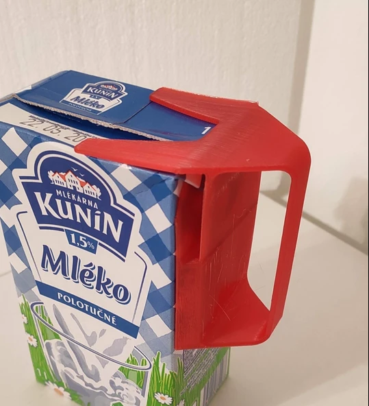 Byr Süt kutusu tutucu (Sadece Plastik Aparattır!!!) 3D - 2