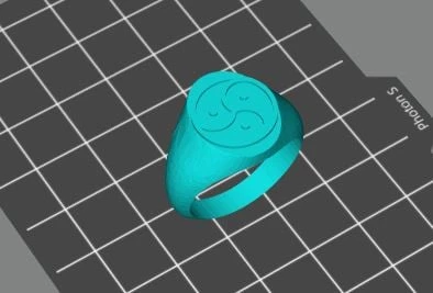 Byr BDSM Mühür Yüzük (Plastik Aparattır!!!) 3D - Resim 3