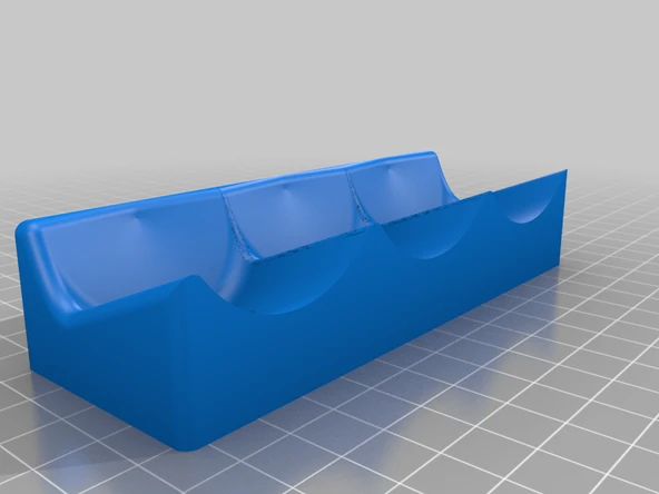 Byr 3 Şişe Oje Tutucu (Sadece Plastik Aparattır!!!) 3D ürün görseli