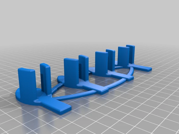 Byr Diş fırçası asılı şey (Sadece Plastik Aparattır!!!) 3D