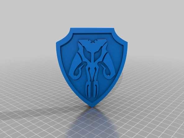 Byr Mandalor Mitosaur Rozeti (Sadece Plastik Aparattır!!!) 3D