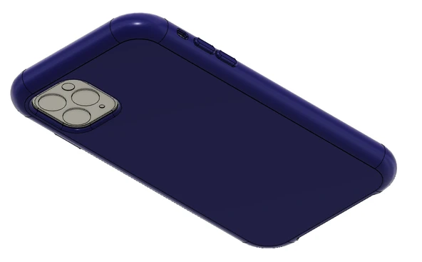 İPhone 11 Pro Max için Temel Kılıf (Plastik Aparattır!!!) - 3