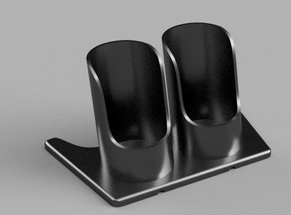 Byr 2 adet Oral-B tutucu (Sadece Plastik Aparattır!!!) 3D - Resim 2