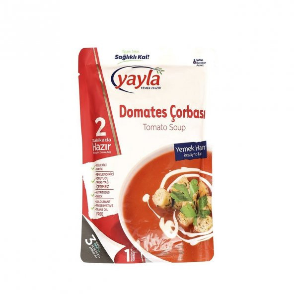 Yayla Yemek Hazır Domates Çorbası 250 Gr - 1