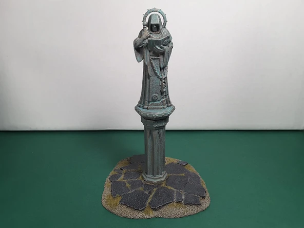 Byr Sekizgen Gotik Sütun (Sadece Plastik Aparattır!!!) 3D - 3
