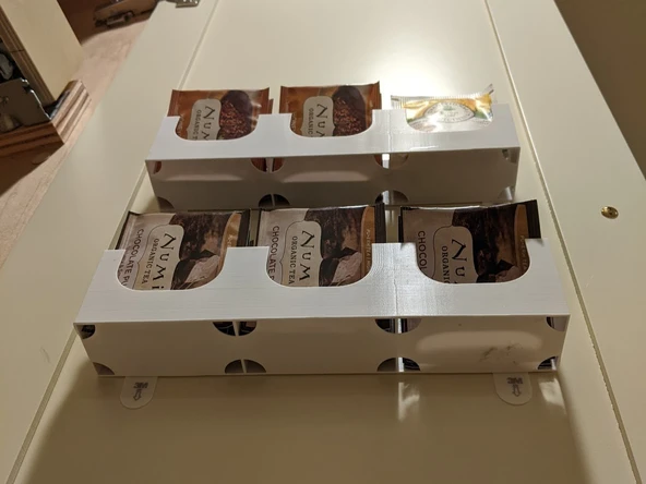 Byr Çay Poşeti Rafı (Toz Hangalar) (Sadece Plastik Aparattır!!!) 3D - 3