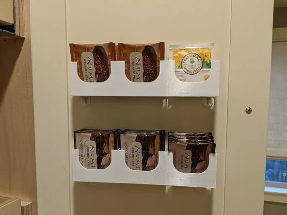 Byr Çay Poşeti Rafı (Toz Hangalar) (Sadece Plastik Aparattır!!!) 3D - 2