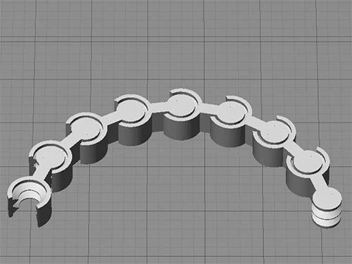 Byr Bağlanabilir Bilezik veya Kolye (Plastik Aparattır!!!) 3D ürün görseli