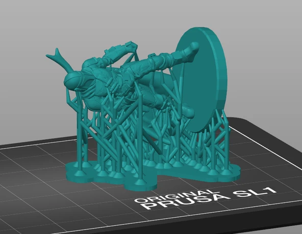 Byr Velrock'un Reçine Destekli Mandalor Minyatür'ü (Sadece Plastik Aparattır!!!) 3D - 3