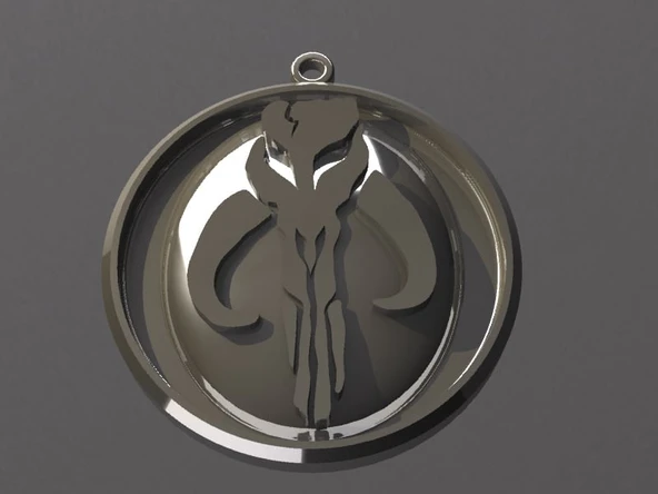 Byr Boba Fett Mandalor Mythosaur Yüksek Rölyef Süsü (Sadece Plastik Aparattır!!!) 3D - 2