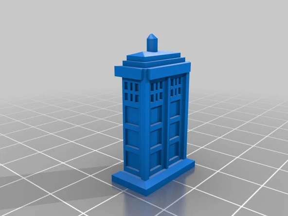Byr Tardis Topper - Güdük Mini Yüzük (Plastik Aparattır!!!) 3D ürün görseli