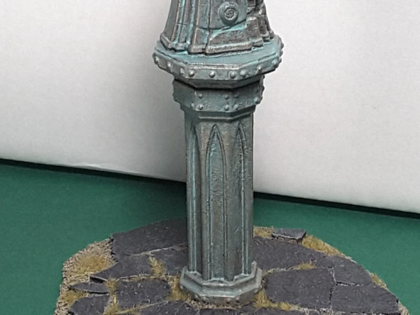 Byr Sekizgen Gotik Sütun (Sadece Plastik Aparattır!!!) 3D - 2
